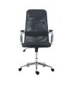 Muvip Silla Regulable con Soporte Lumbar - Base Giratoria de Acero de 320mm - Peso Maximo 100kg - Asiento Acolchado - Elevacion 