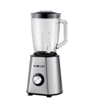 Muvip Batidora Inoxidable Vaso Cristal 1500W 1.5 Litros