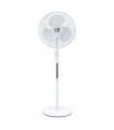Muvip Ventilador de Pie - 40cm - 45w - Base Reforzada - 3 Velocidad - Color Blanco