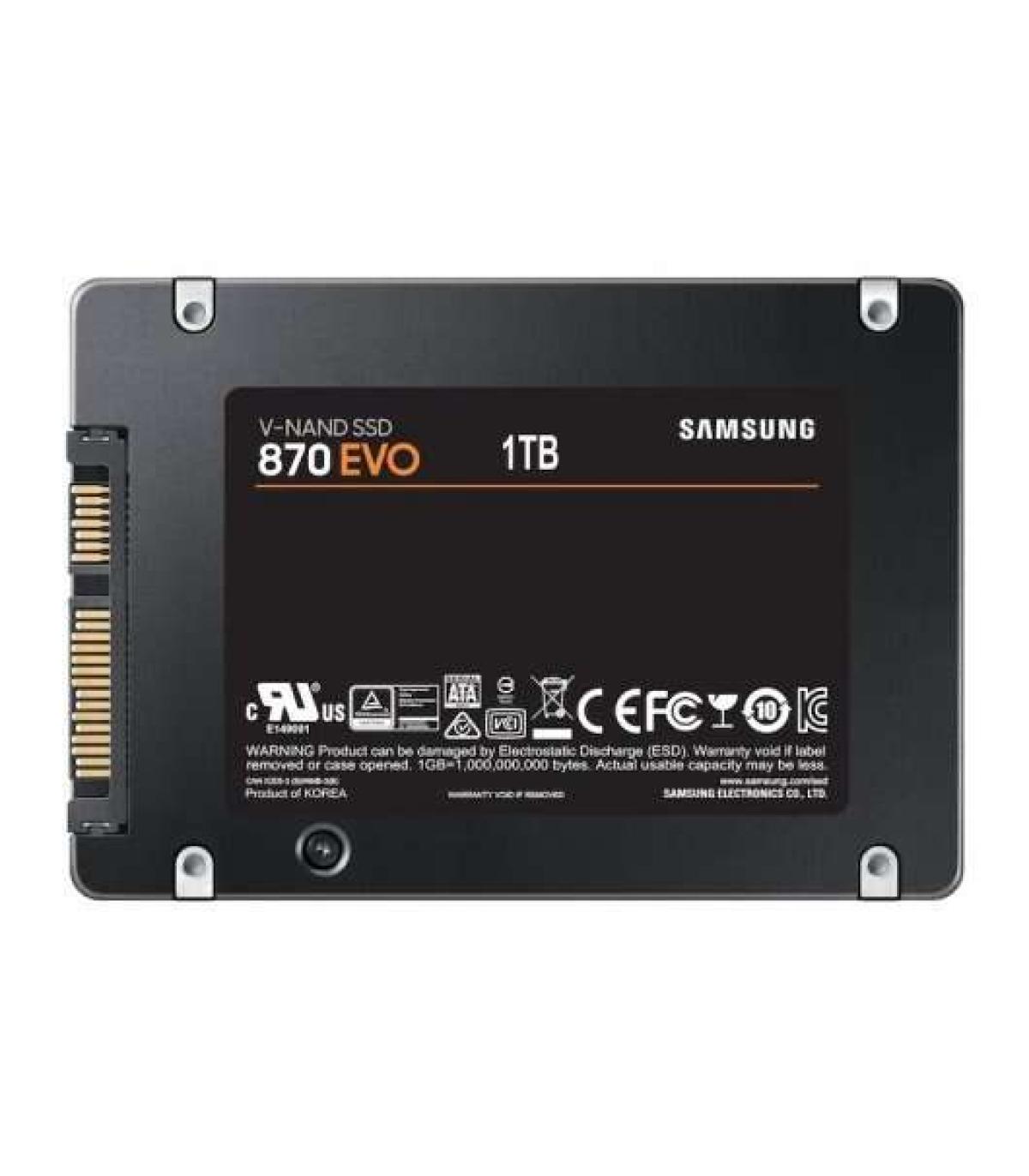 Samsung 870 EVO Disco Duro Solido SSD 1TB 2.5" SATA3