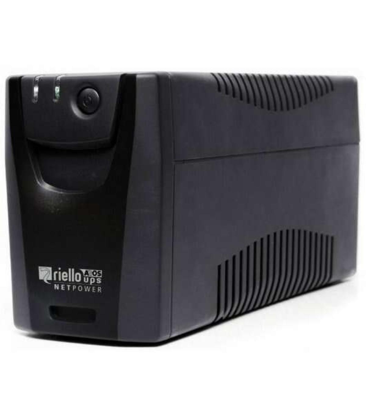 Riello Net Power SAI 600 VA/360W - Tecnologia Line Interactive - USB, 2x Shucko