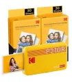 Kodak Mini 2 Retro Pack de Impresora Fotografica Portatil Bluetooth + 60 Hojas de Papel Fotografico - Formato de Impresion 5,3x8