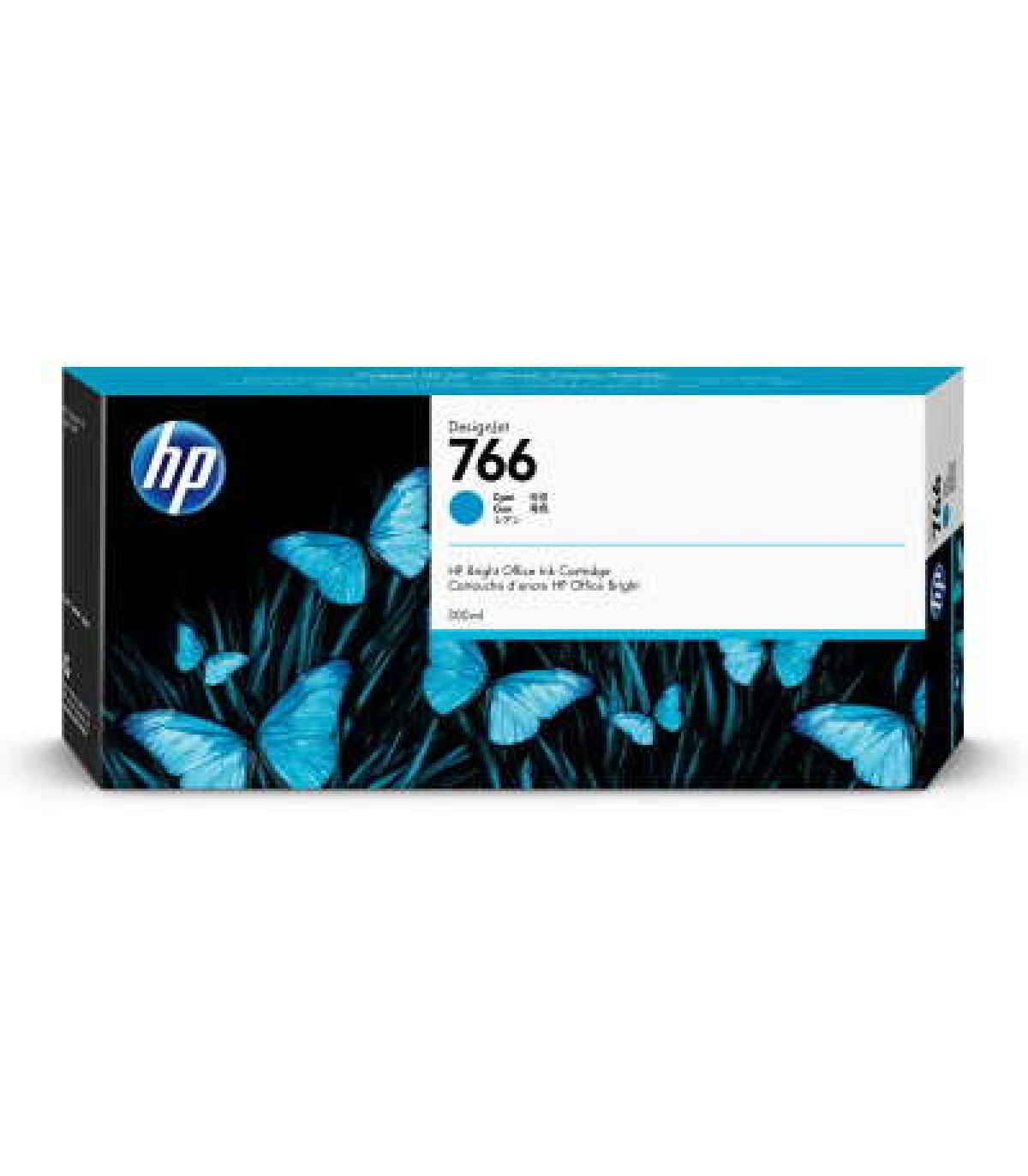 HP 766 Cyan Cartucho de Tinta Original - P2V89A