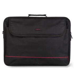NGS Passenger Maletin para Portatil 16" - Acolchado Interior - 2 Compartimentos y Bolsillo Exterior - Color Negro