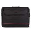 NGS Passenger Maletin para Portatil 16" - Acolchado Interior - 2 Compartimentos y Bolsillo Exterior - Color Negro