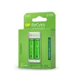 GP ReCyko Pack de Cargador USB + 2 Pilas Recargables 2100mAh AA