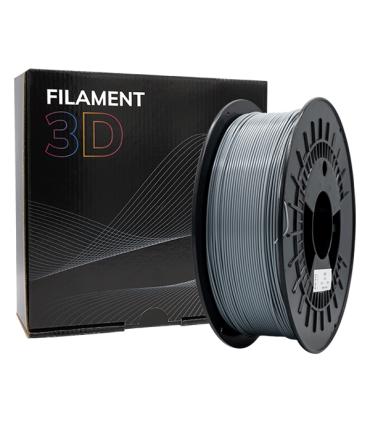 Filamento 3D PETG - Diametro 1.75mm - Bobina 1kg - Color Gris