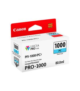 Canon PFI1000 Cyan Photo Cartucho de Tinta Original - PFI1000PC/0550C001
