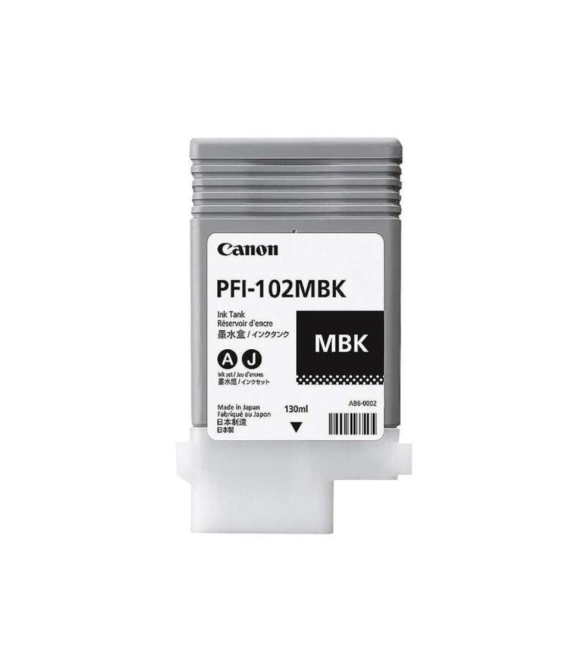 Canon PFI102 Negro Mate Cartucho de Tinta Original - 0894B001