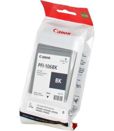 Canon PFI106 Negro Cartucho de Tinta Original - PFI106BK/6621B001
