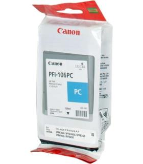 Canon PFI106 Cyan Photo Cartucho de Tinta Original - PFI106PC/6625B001