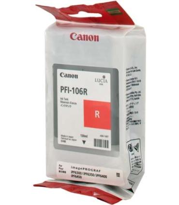 Canon PFI106 Rojo Cartucho de Tinta Original - PFI106R/6627B001