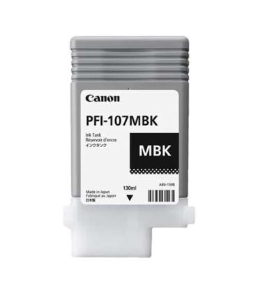 Canon PFI107 Negro Mate Cartucho de Tinta Original - PFI107MBK/6704B001