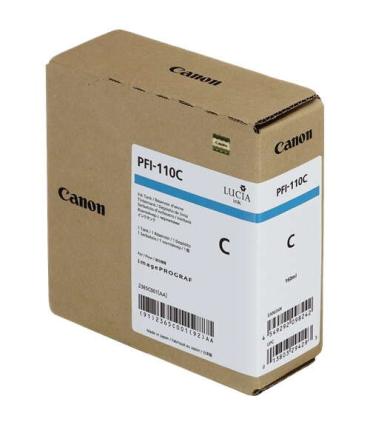 Canon PFI110C Cyan Cartucho de Tinta Original - 2365C001