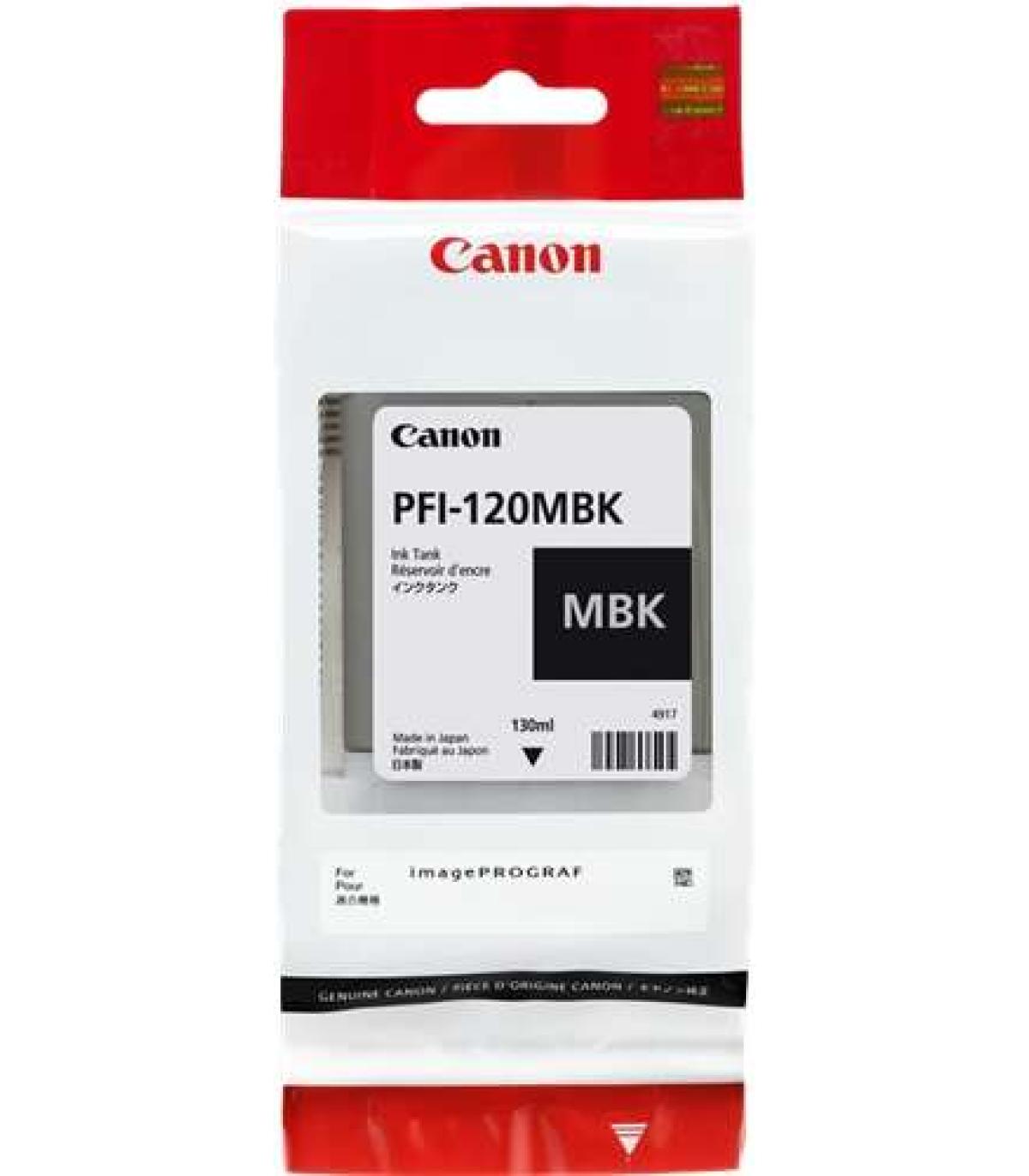 Canon PFI120 Negro Mate Cartucho de Tinta Original - 2884C001