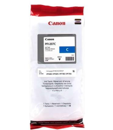 Canon PFI207 Cyan Cartucho de Tinta Original - PFI207C/8790B001