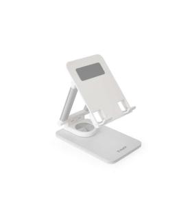 Tooq Soporte de Sobremesa Ajustable para Móvil o Tablet de hasta 12.9? - Color Blanco