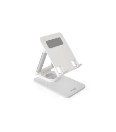 Tooq Soporte de Sobremesa Ajustable para Móvil o Tablet de hasta 12.9? - Color Blanco