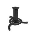 Tooq Soporte Universal de Techo para Proyector - Inclinable y Giratorio - Peso Max 10Kg - Color Negro