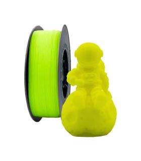 Filamento 3D PLA - Diametro 1.75mm - Bobina 1kg - Color Amarillo Fluorescente