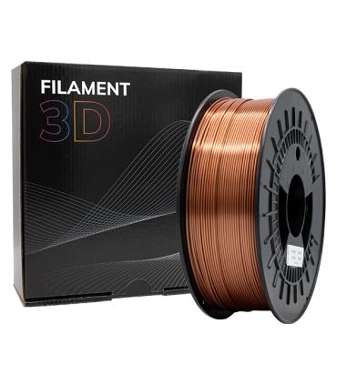 Filamento 3D PLA SILK - Diametro 1.75mm - Bobina 1kg - Color Cobre