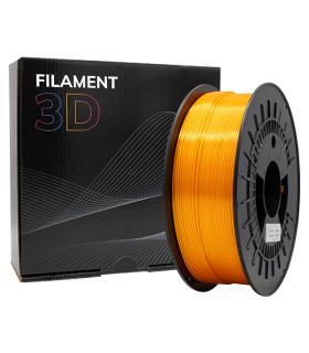 Filamento 3D PLA SILK - Diametro 1.75mm - Bobina 1kg - Color Naranja
