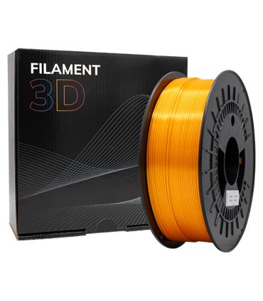 Filamento 3D PLA SILK - Diametro 1.75mm - Bobina 1kg - Color Naranja