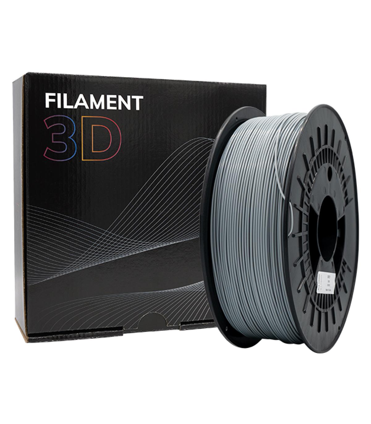 Filamento 3D PLA TOUGH - Diametro 1.75mm - Bobina 1kg - Color Gris