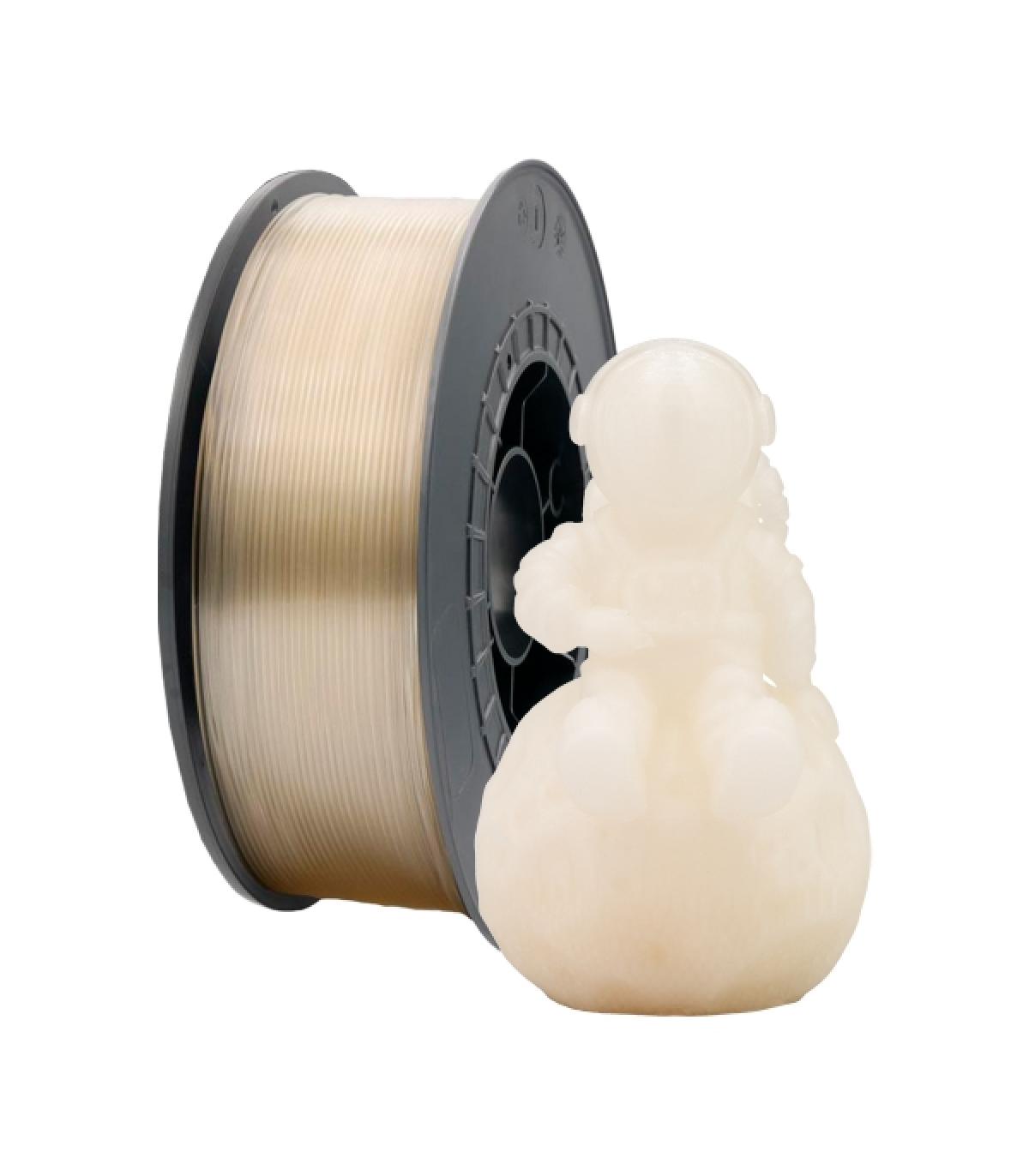 Filamento 3D PLA - Diametro 1.75mm - Bobina 1kg - Color Transparente