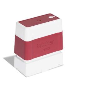 Brother PR1850R6P Pack de 6 Monturas de Sellos Originales - 18x50mm - Color Rojo