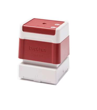 Brother PR4040R6P Pack de 6 Monturas de Sellos Originales - 40x40mm - Color Rojo