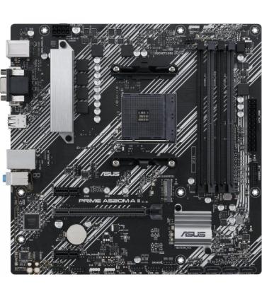 Asus Prime A520M-A II/CSM Placa Base AMD AM4 4x DDR4 - HDMI, M.2, PCI Express, 4x Sata III, USB 2.0, 3.2, RJ-45, VGA, MicroATX