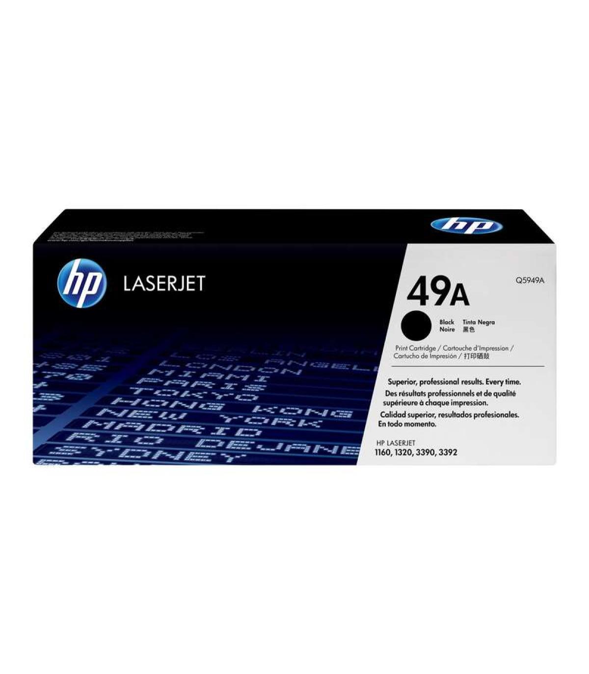 HP Q5949A Negro Cartucho de Toner Original - 49A
