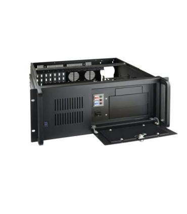 Tooq Caja ATX de 4U para Montaje en Rack de 19" - 9x HDD3,5 + 2x HDD5.25 - Ventilador 120mm + 2 Ventiladores 80mm - 2x USB 3.0..