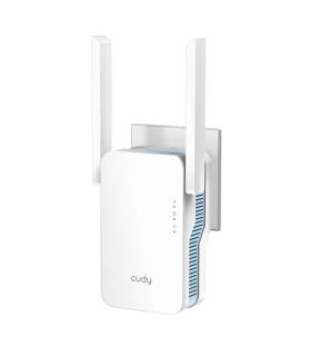 Cudy RE1200 Extensor de Rango AC1200 WiFi 6 Doble Banda - Hasta 867Mbps - Boton WPS - 2 Antenas Externas