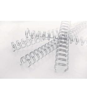 GBC Wirebind Encuadernacion de Alambre 3:1 No.4, 6mm - A4 Negro (100) - Negro Profesional