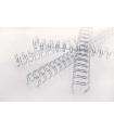GBC Wirebind Encuadernacion de Alambre 3:1 No.4, 6mm - A4 Negro (100) - Negro Profesional