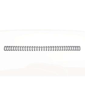 GBC Wirebind Encuadernacion de Alambre 3:1 No.5, 8mm - A4 Negro (100) - Duraderas - Proteccion de Espaciado de Precision - Const