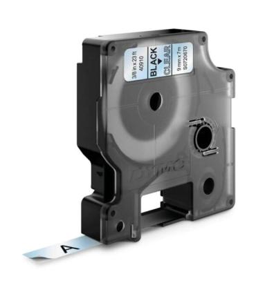 Dymo D1 Cinta de Etiquetas Original para Rotuladora - Texto negro sobre fondo blanco - Ancho 9mm x 7 metros - S0720670