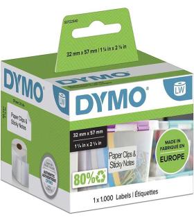 Dymo LW 11354 Etiquetas Originales Multiusos Autoadhesivas - 57x32mm - 1000 Unidades - S0722540