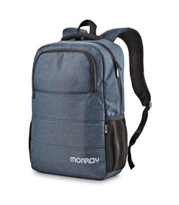 NGS Sacks Charter Mochila para Portatil hasta 15.6" - Suave Acolchado Interno - Bolsillo Central y Laterales - Tirantes Acolchad