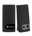 NGS SoundBass 150 Altavoces 2.0 USB 4W - Entrada Jack 3.5mm - Controles en Altavoz - Color Negro