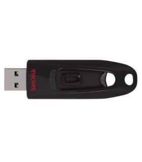 Sandisk Cruzer Ultra Memoria USB 3.0 128GB - Hasta 80MB/s de Transferencia - Color Negro (Pendrive