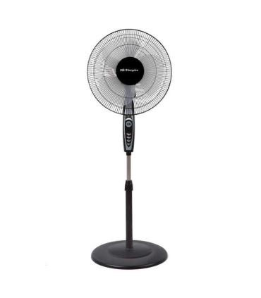 Orbegozo SF 0148 Ventilador de Pie - Base Estable - Portatil y Seguro - 3 Velocidades de Ventilacion - Cabezal Oscilante - Poten