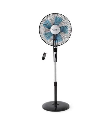 Orbegozo SF 0640 Ventilador de Pie con Mando a Distancia - Potente Motor de 65W - Temporizador de hasta 7.5H - Oscilacion Automa