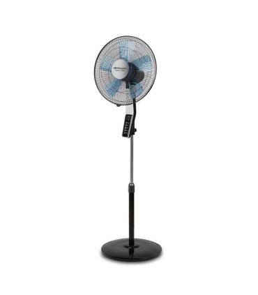 Orbegozo SF 0642 Ventilador de Pie con Mando a Distancia y Temporizador - Modos Silent Night y Nature - Gran Caudal de Aire - Os