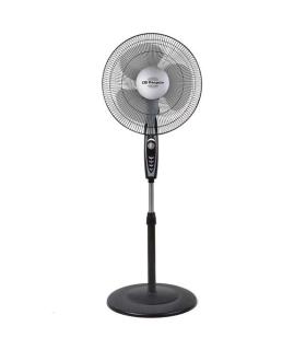 Orbegozo SF 3347 Ventilador de Pie Potente y Eficiente - Amplia Superficie de Ventilacion - Cabezal Multiorientable - Temporizad