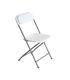Sungarden Silla Resina Plegable 80x50x45cm - Color Blanco