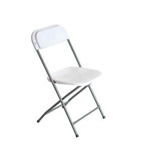 Sungarden Silla Resina Plegable 80x50x45cm - Color Blanco