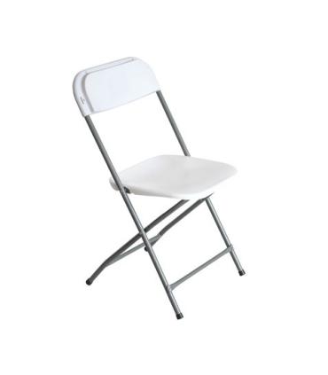 Sungarden Silla Resina Plegable 80x50x45cm - Color Blanco